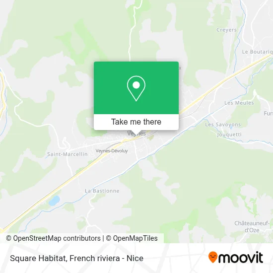 Square Habitat map