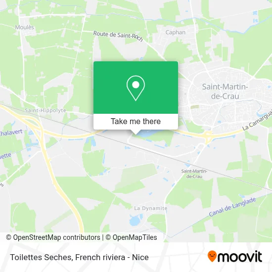 Toilettes Seches map