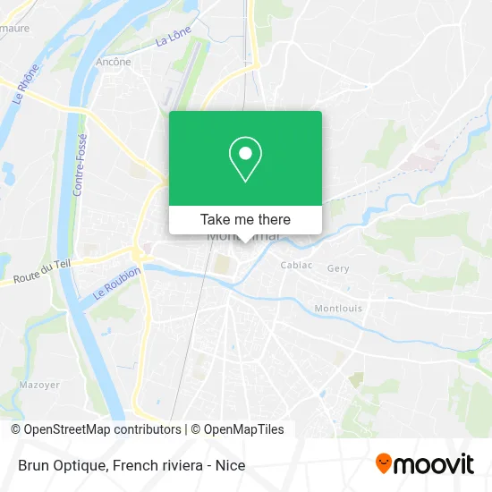 Brun Optique map