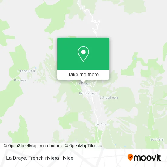 La Draye map