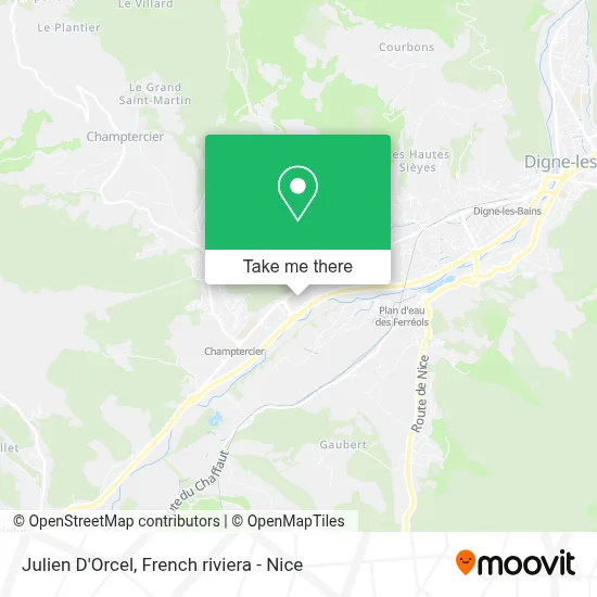 Julien D'Orcel map