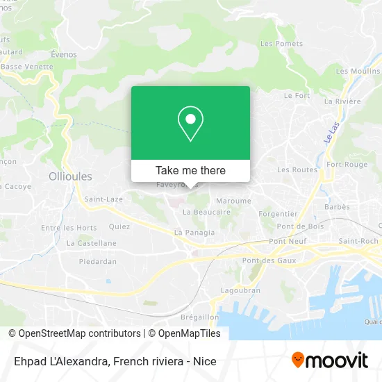 Ehpad L'Alexandra map