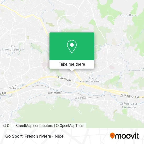 Go Sport map