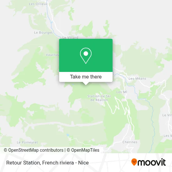 Retour Station map