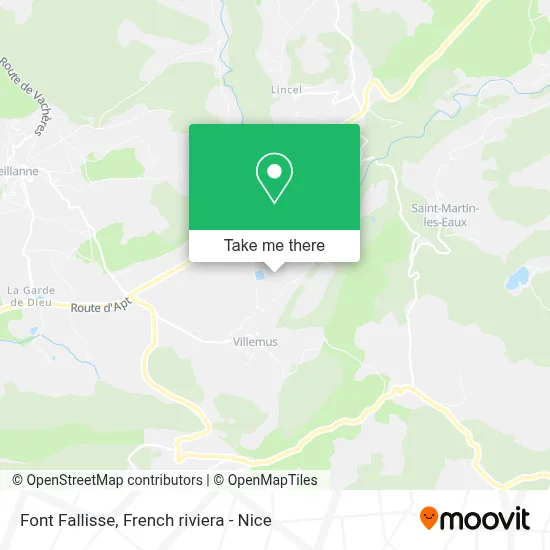 Font Fallisse map