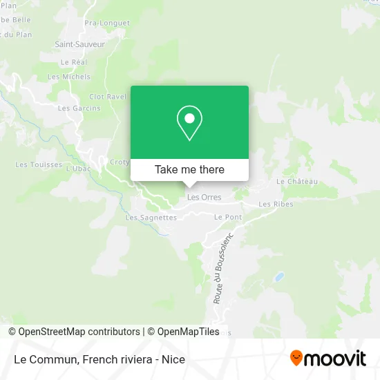 Le Commun map
