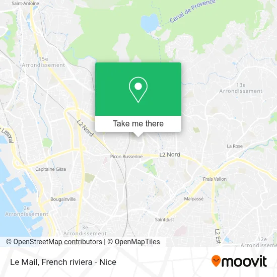 Le Mail map