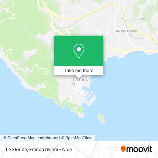 Le Floride map