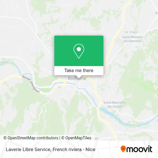 Laverie Libre Service map