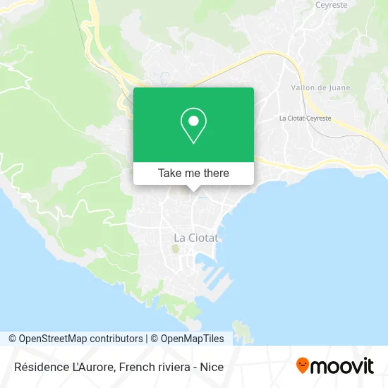 Résidence L'Aurore map