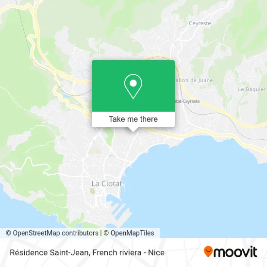 Résidence Saint-Jean map