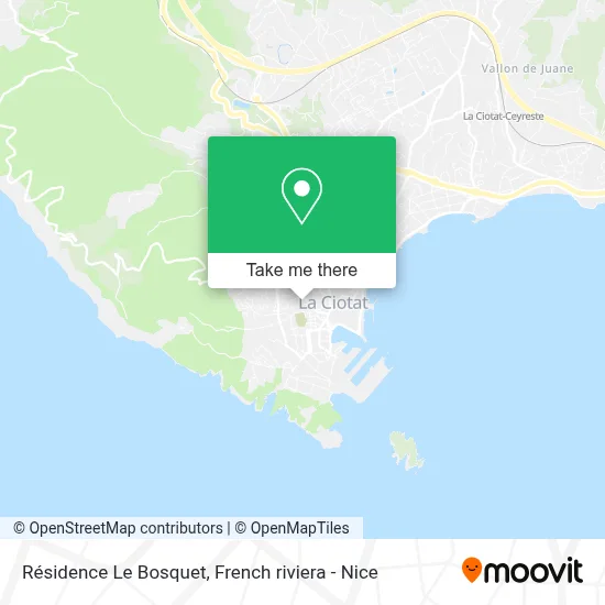 Résidence Le Bosquet map