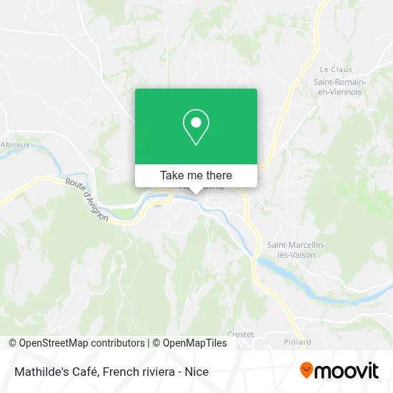 Mathilde's Café map