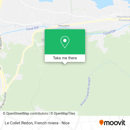 Le Collet Redon map