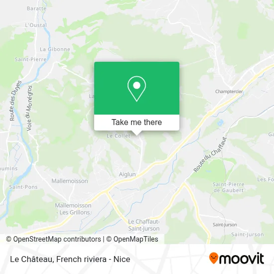 Le Château map
