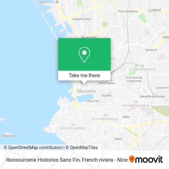 Ressourcerie Histoires Sans Fin map