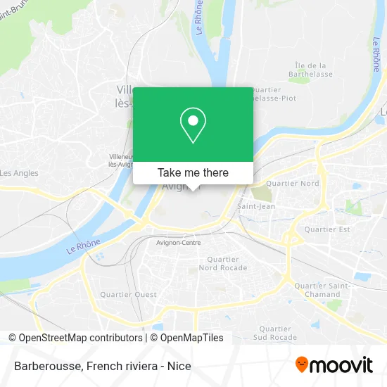 Barberousse map