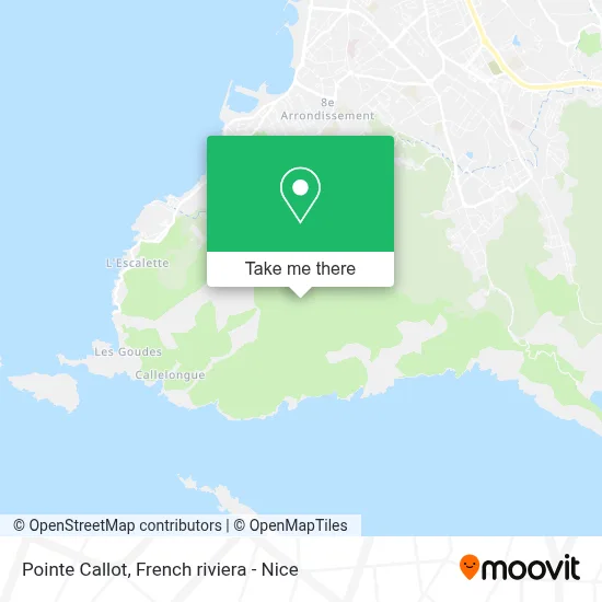 Pointe Callot map