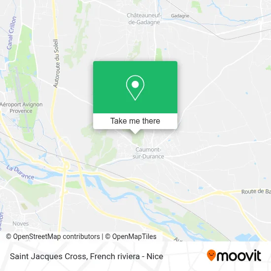 Croix Saint-Jacques map