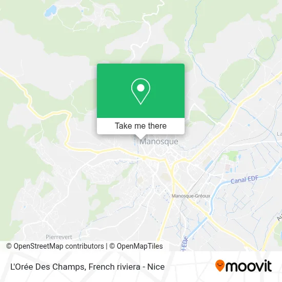 L'Orée Des Champs map