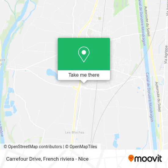 Carrefour Drive map