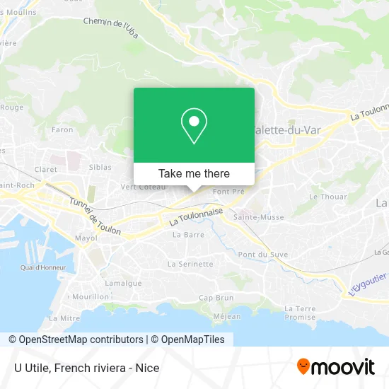 U Utile map