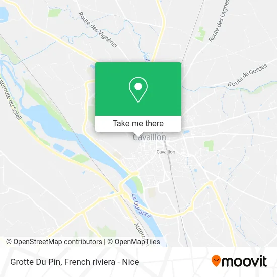 Grotte Du Pin map