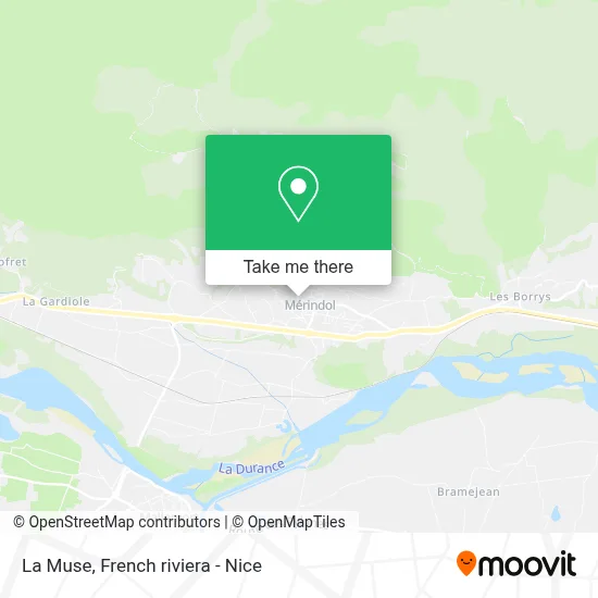La Muse map