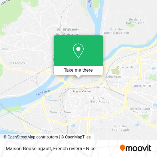 Maison Boussingault map