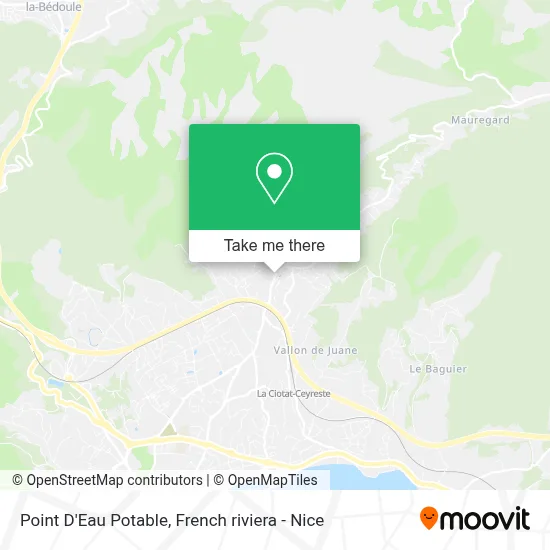 Point D'Eau Potable map