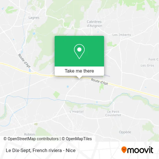 Le Dix-Sept map