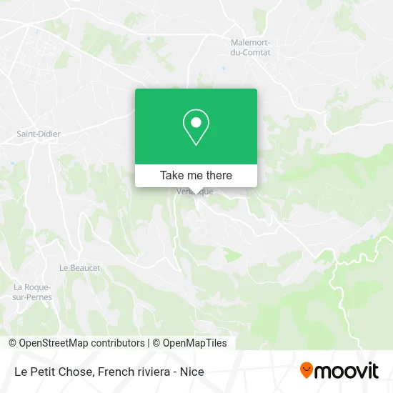 Le Petit Chose map