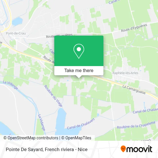 Pointe De Sayard map
