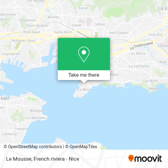 Le Mousse map