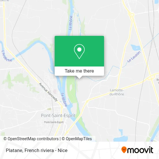 Platane map