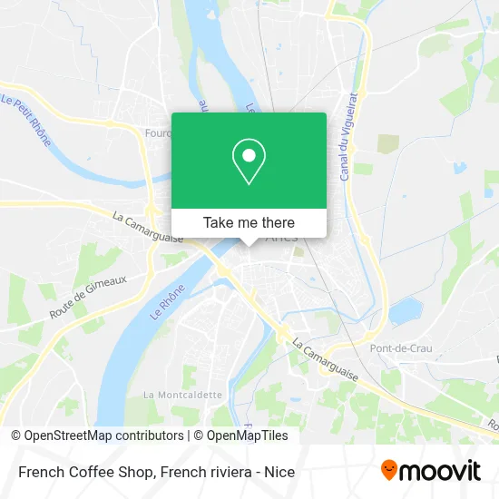 French Coffee Shop map