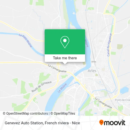 Genevez Auto Station map