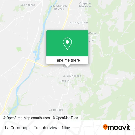 La Cornucopia map