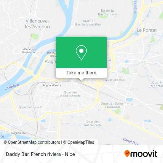 Daddy Bar map