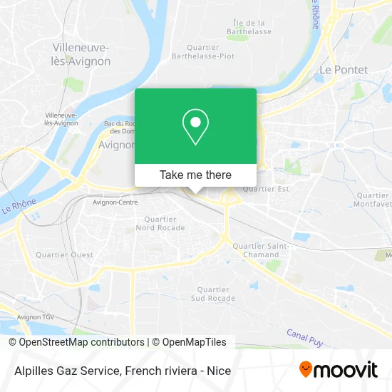 Alpilles Gaz Service map