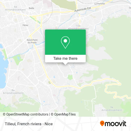Tilleul map