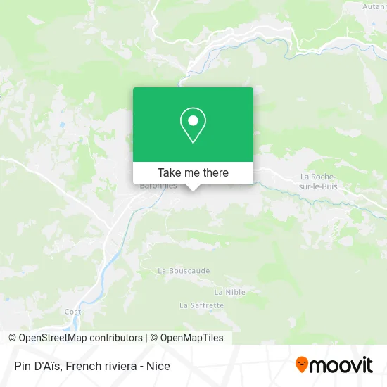 Pin D'Aïs map