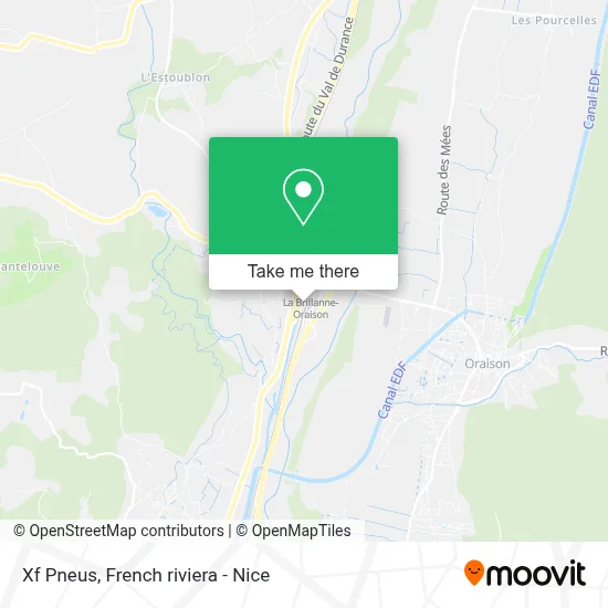 Xf Pneus map