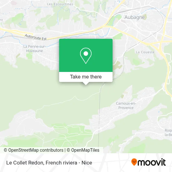 Le Collet Redon map