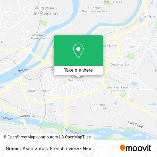 Granier Assurances map