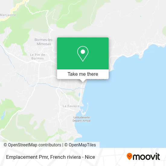 Emplacement Pmr map