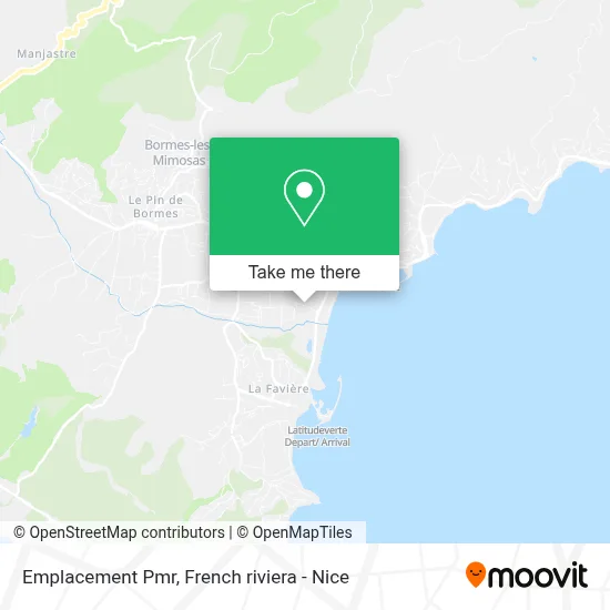 Emplacement Pmr map