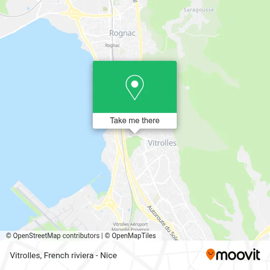 Vitrolles map