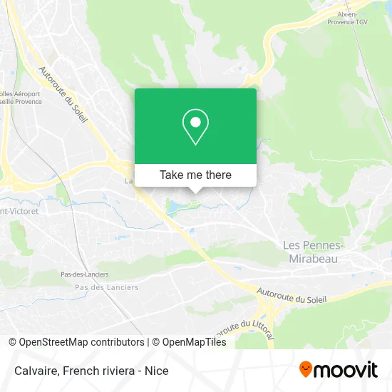 Calvaire map