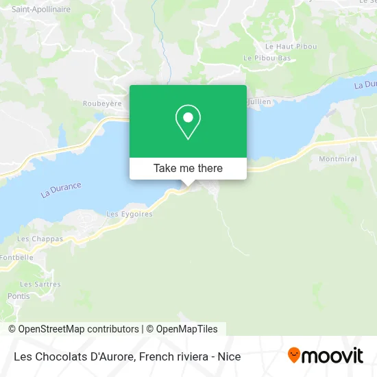 Les Chocolats D'Aurore map